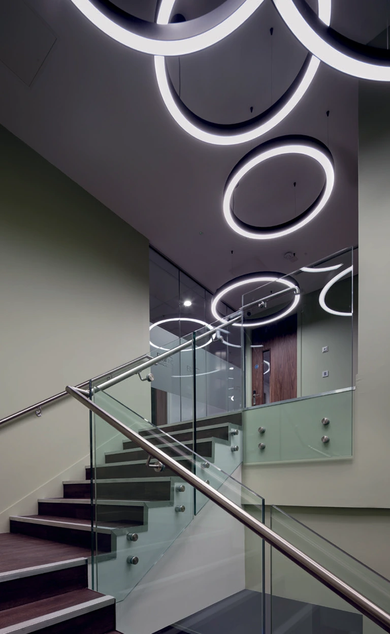 healthcare architect hospital design staircase