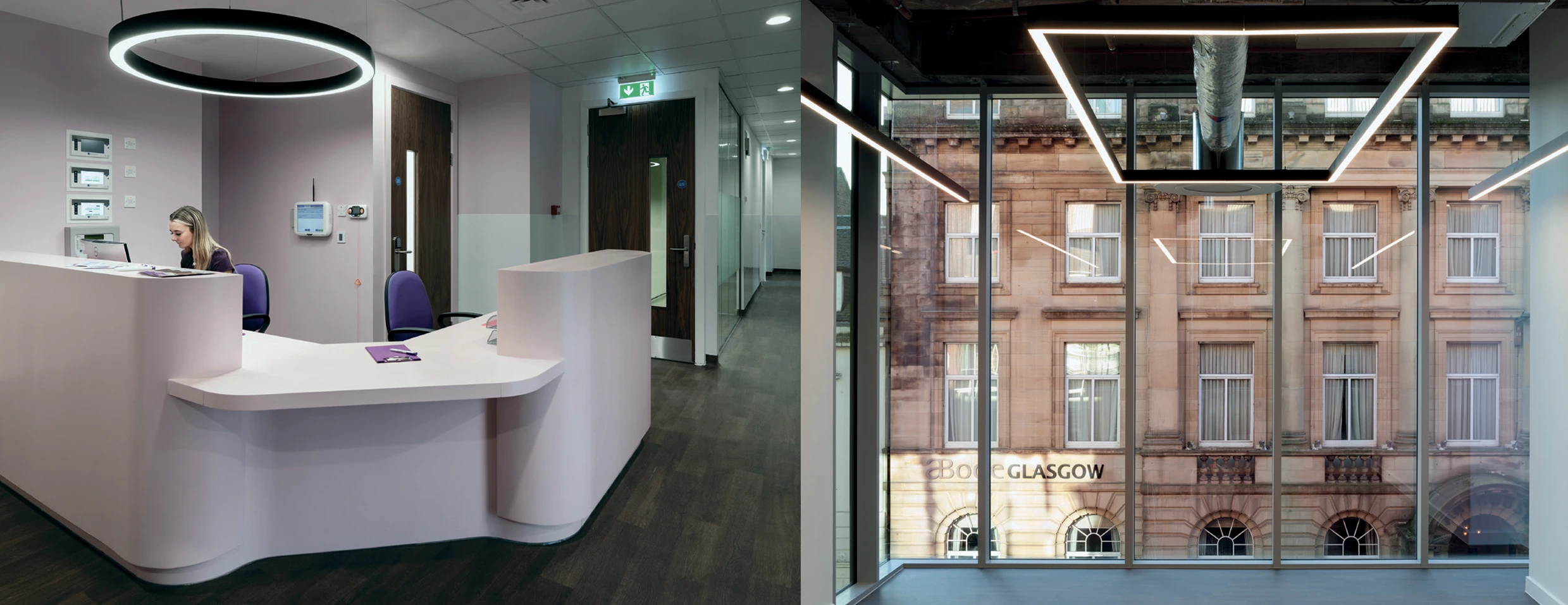 interior hospital design reception operating theatre glasgow healthcare architect nvdc
